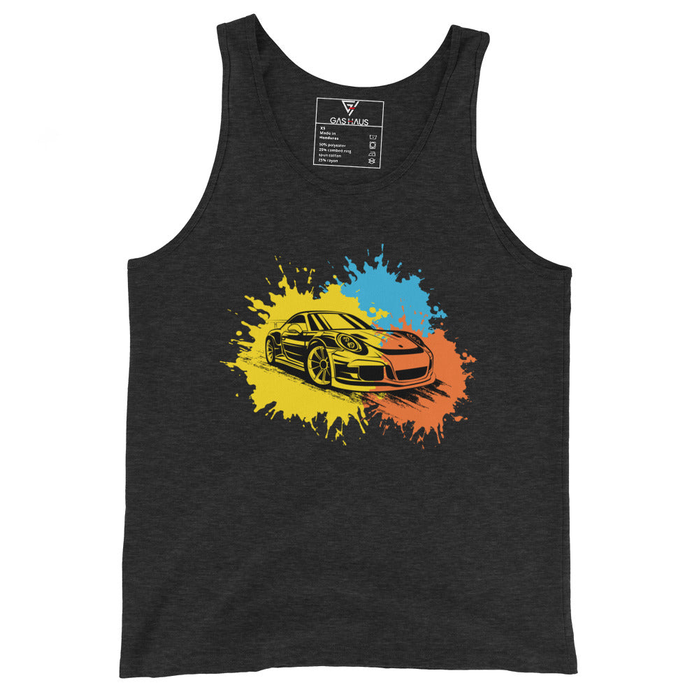 Tri Color Unisex Tank Top