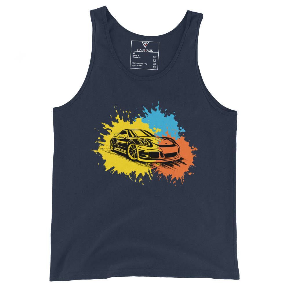 Tri Color Unisex Tank Top