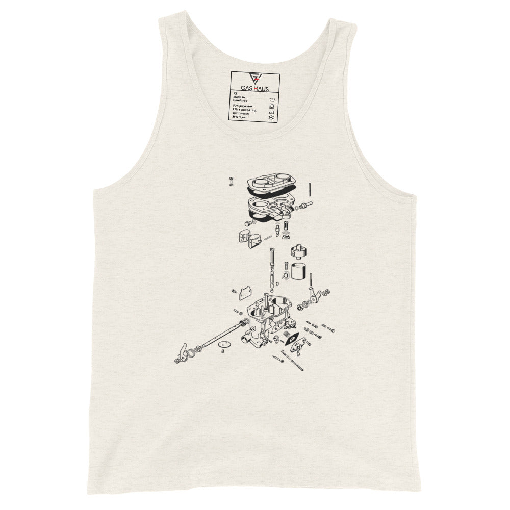 40IDF Carburetor Unisex Tank Top