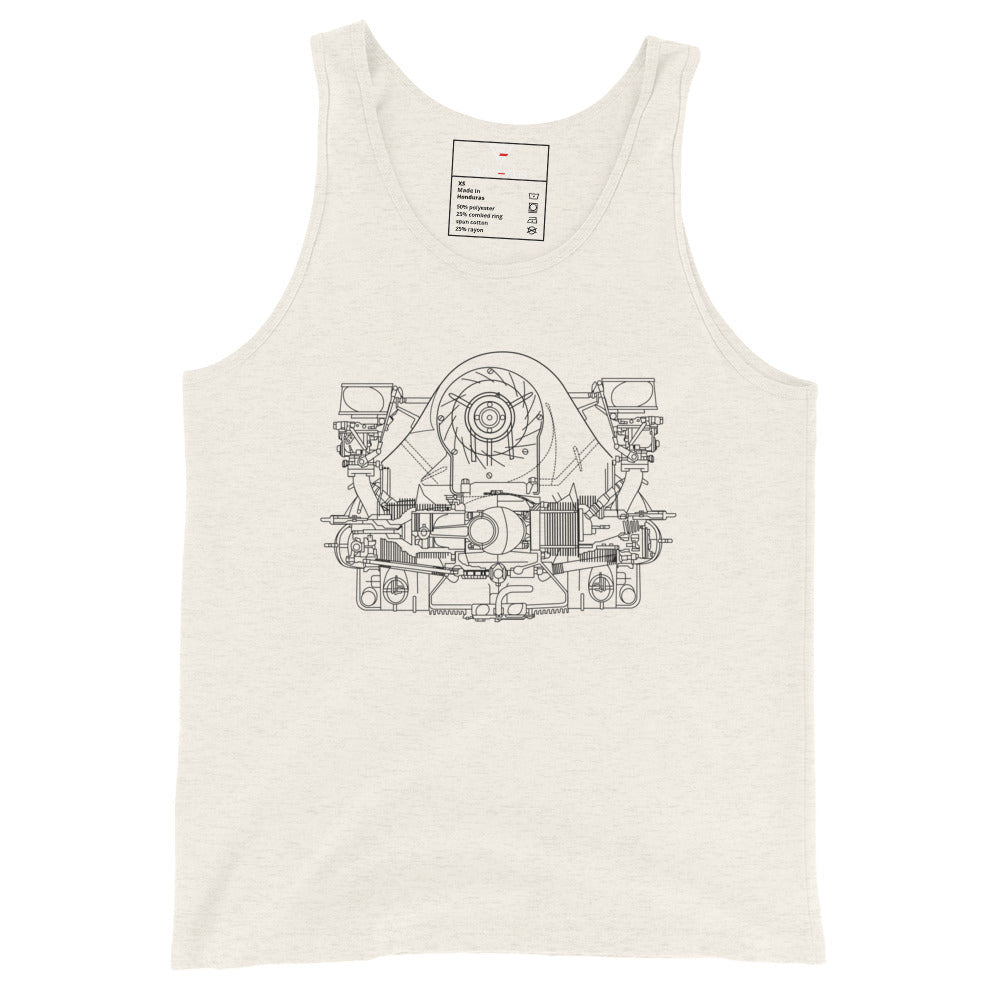 TYPE 550 ENGINE Unisex Tank Top