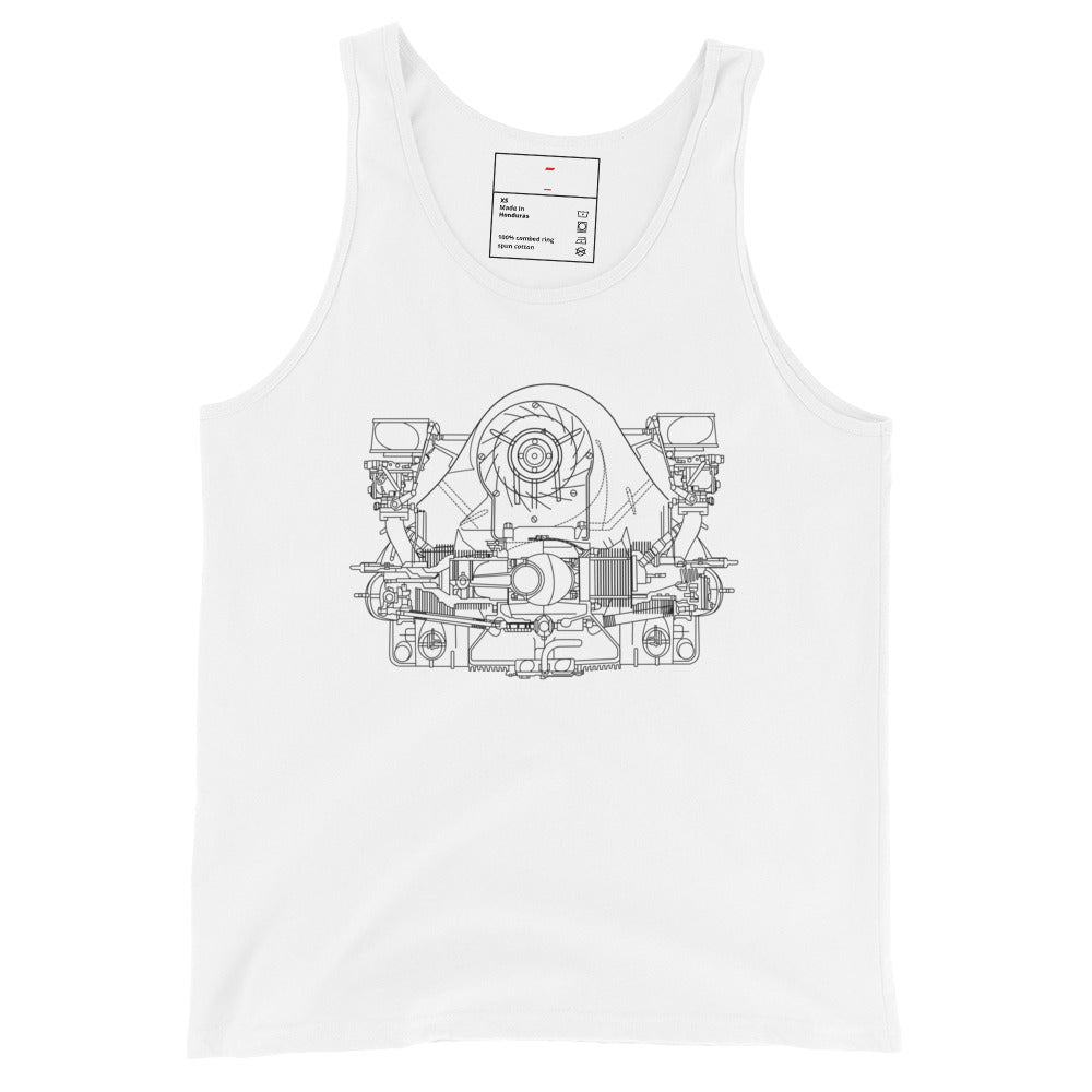 TYPE 550 ENGINE Unisex Tank Top