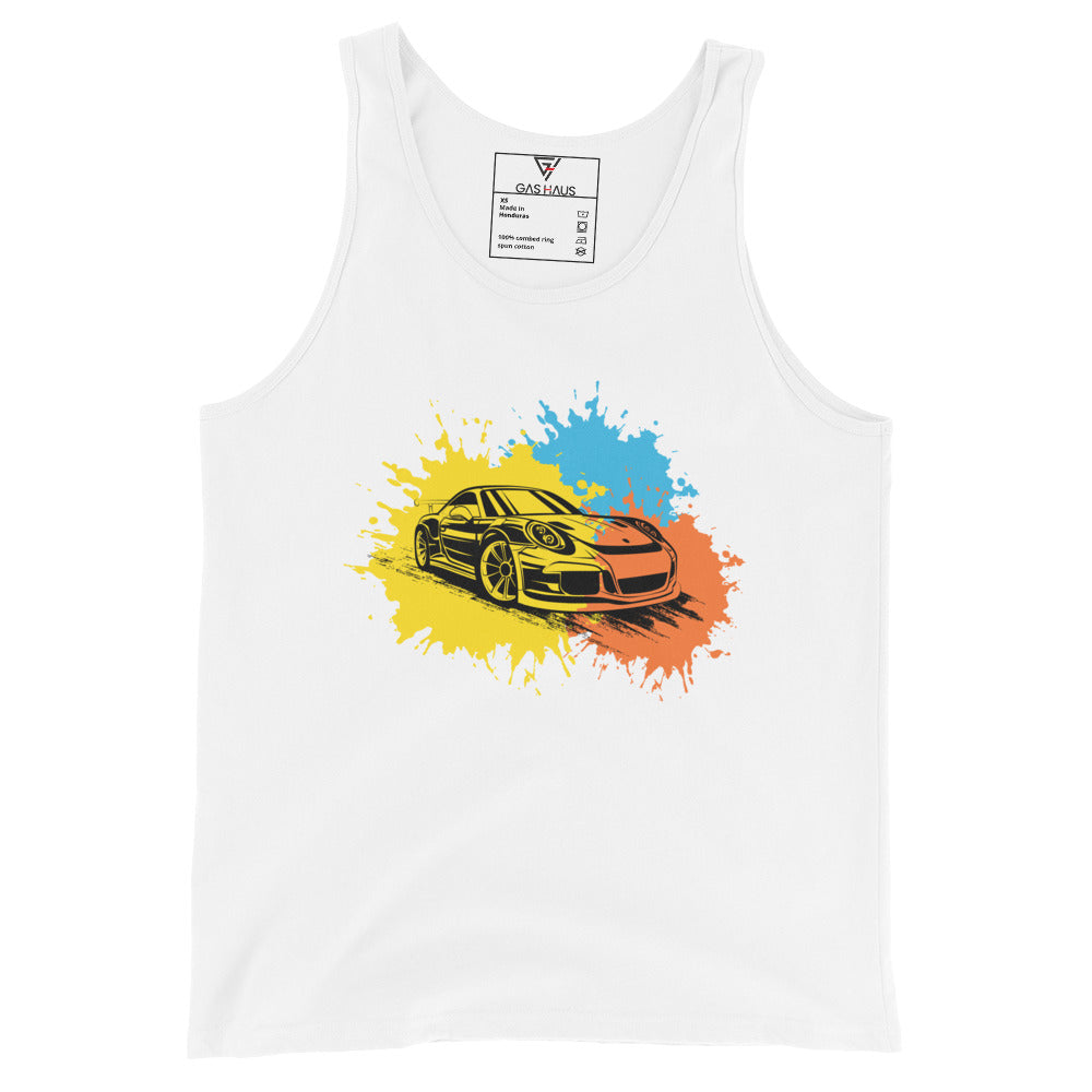 Tri Color Unisex Tank Top