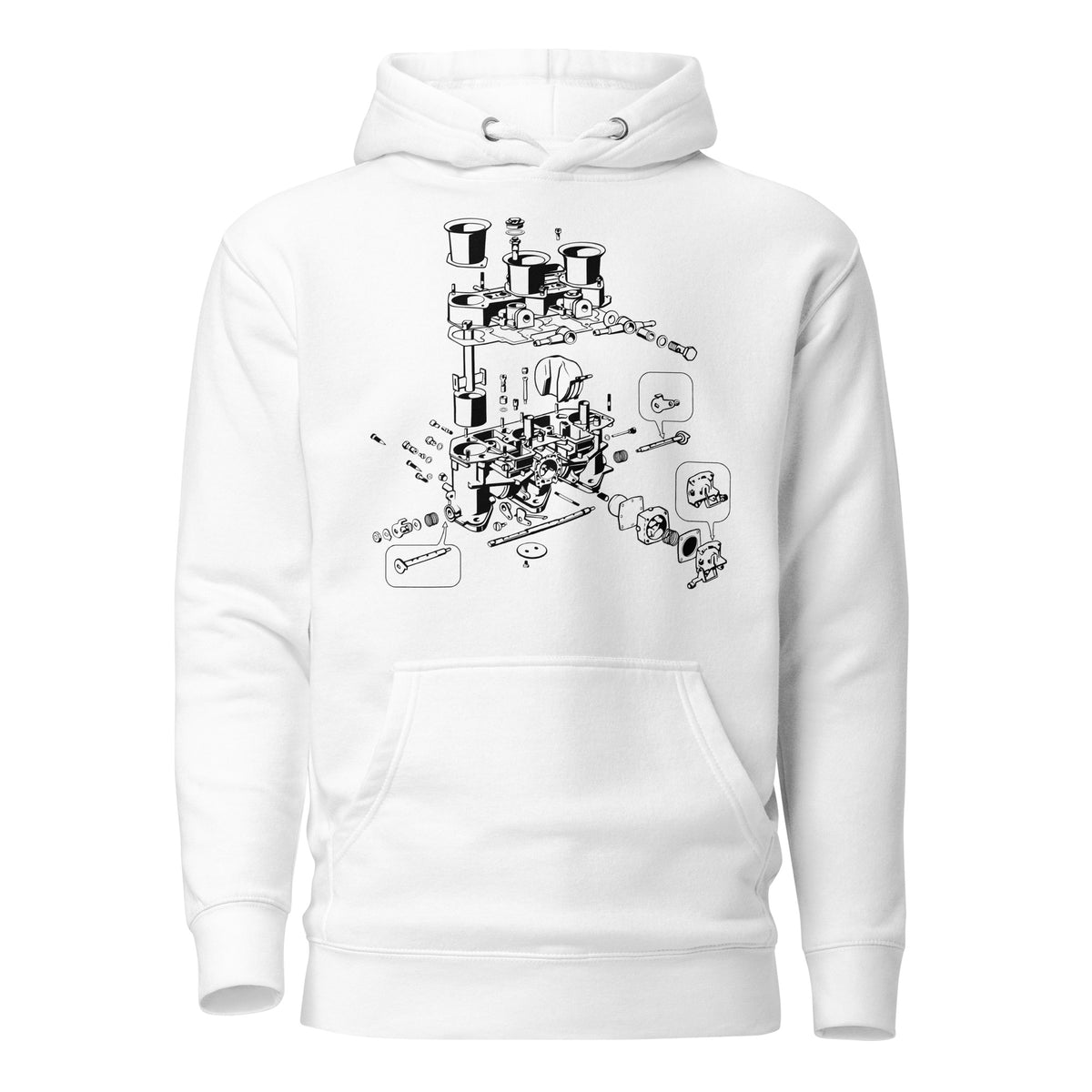 40IDA Carburetor Unisex Hoodie