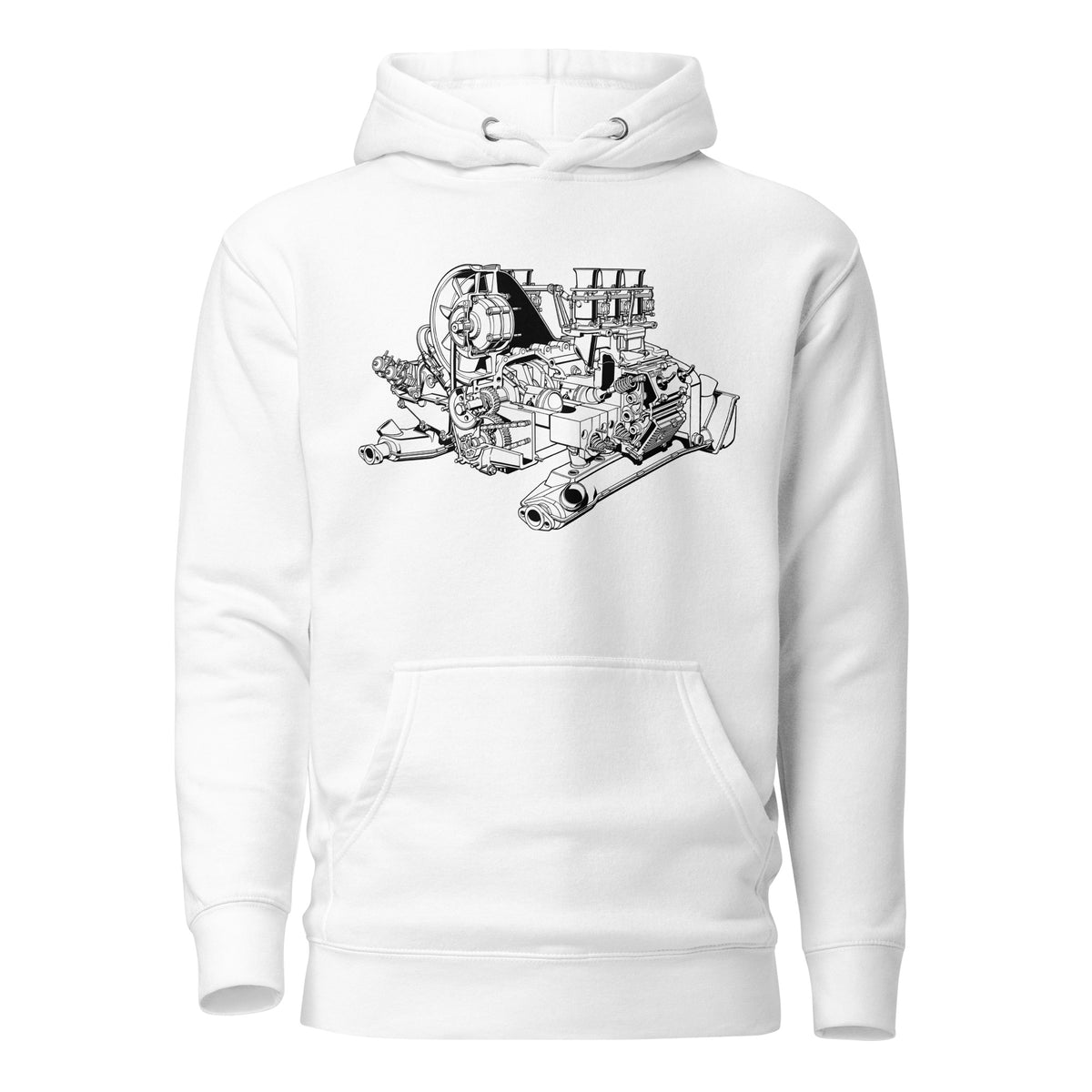 Flat Six Unisex Hoodie