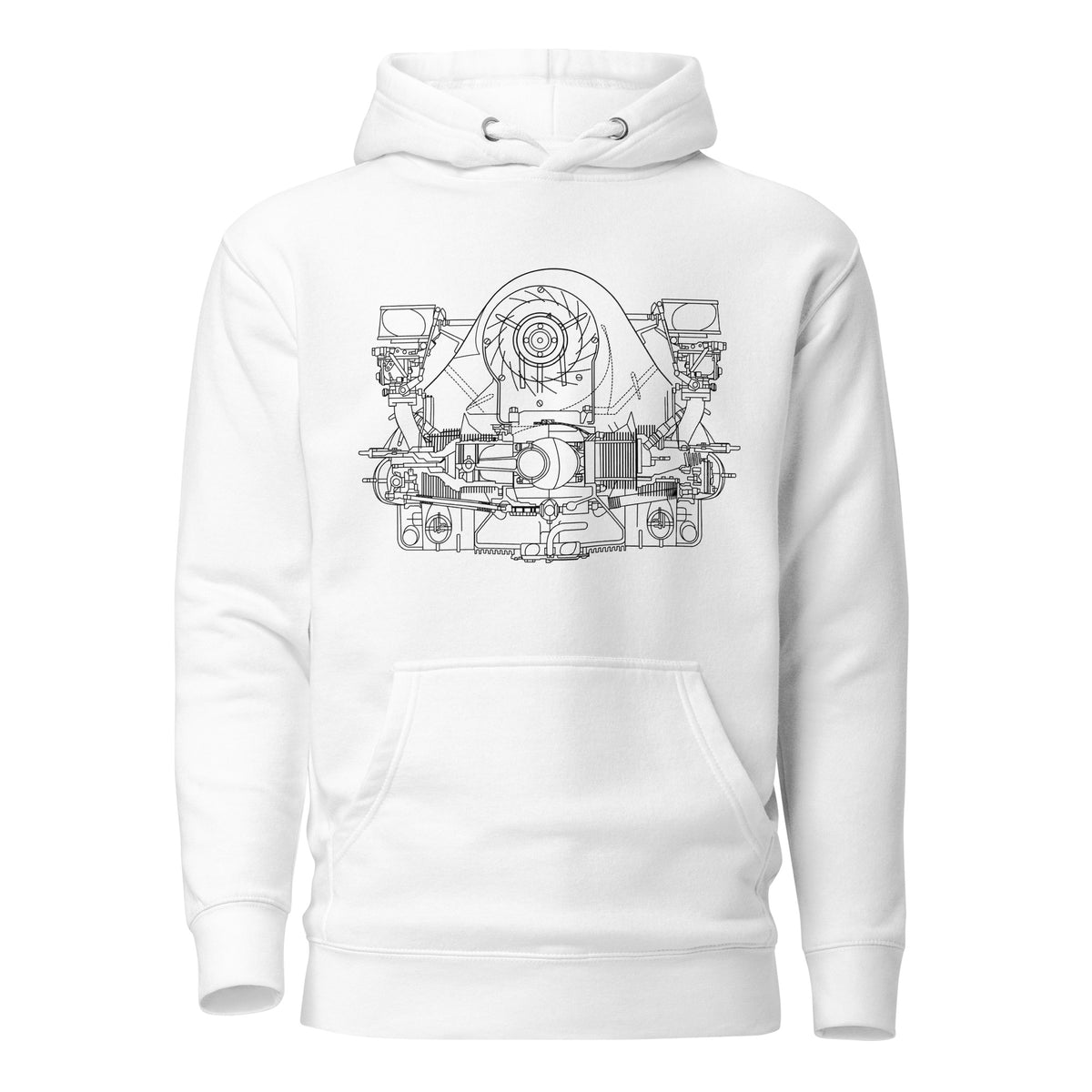 Type 550 Engine Unisex Hoodie