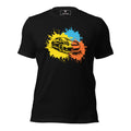Tri Color Short-Sleeve Unisex Tshirt
