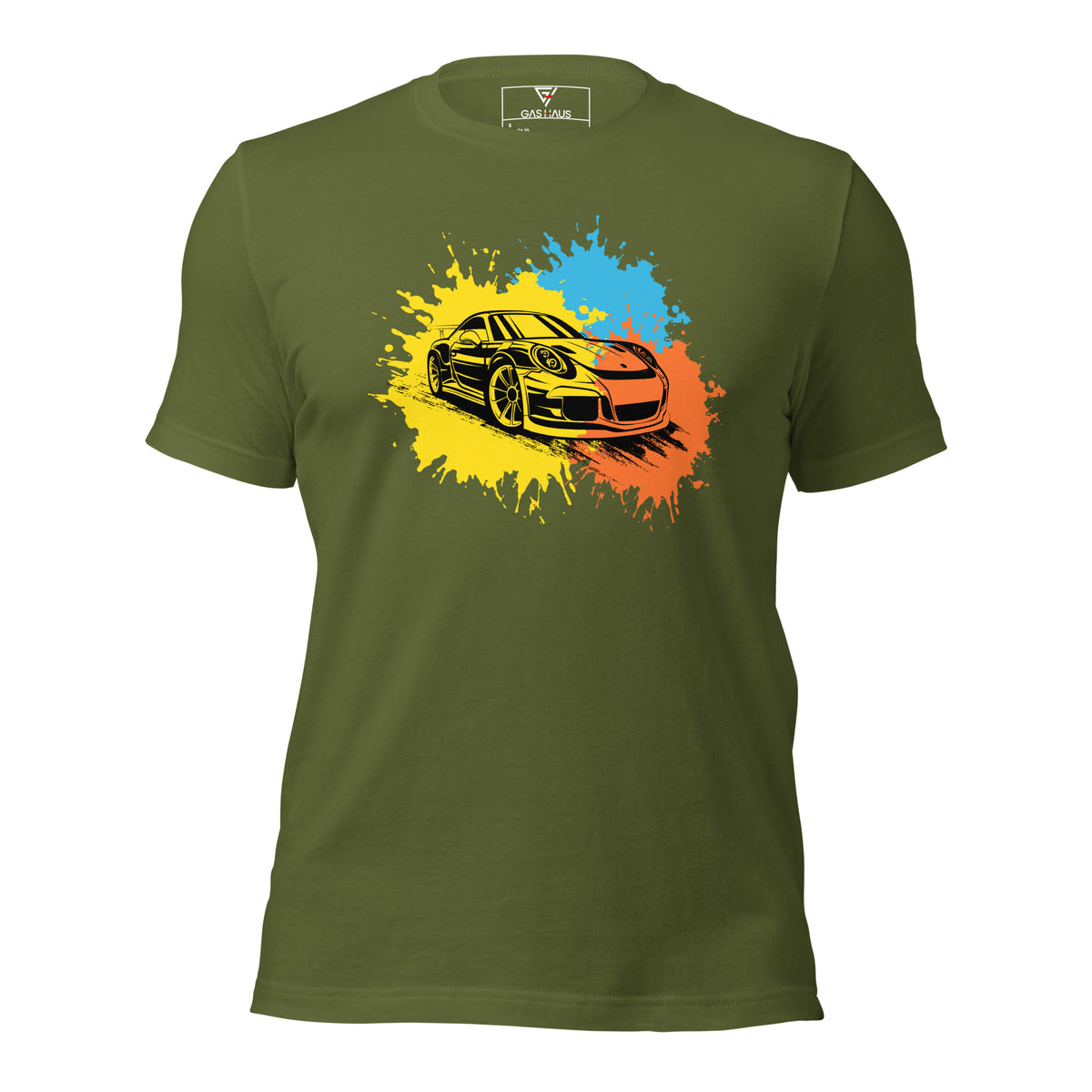 Tri Color Short-Sleeve Unisex Tshirt