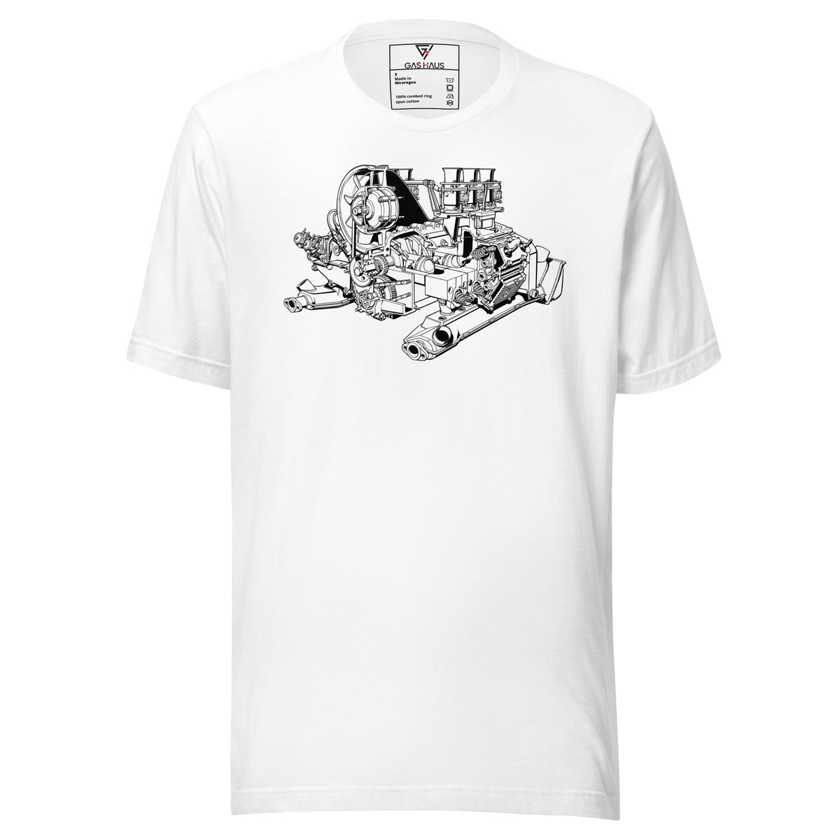 Flat Six Short-sleeve Unisex Tshirt