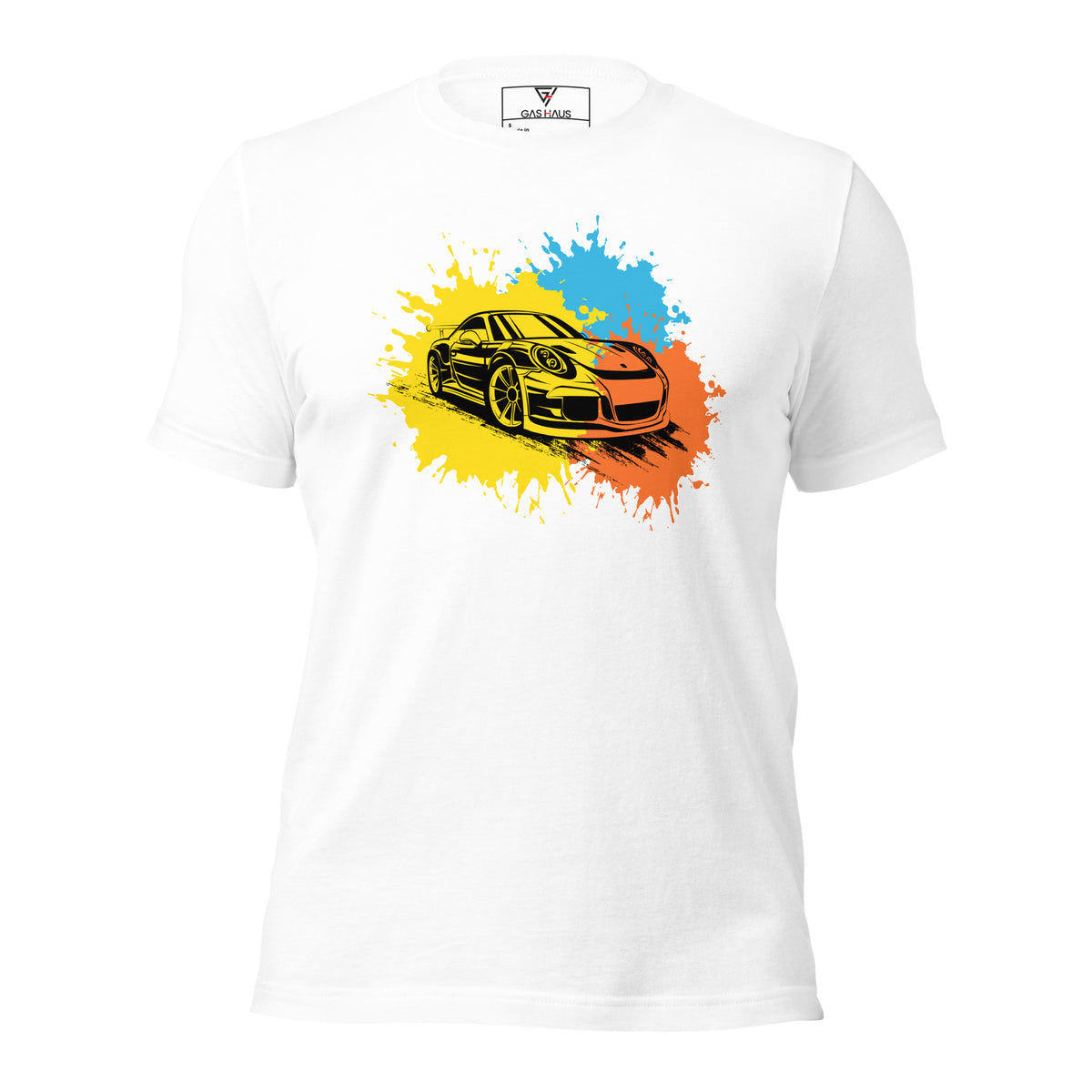 Tri Color Short-Sleeve Unisex Tshirt